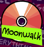 A reddish disc named "Moonwalk"