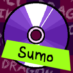 A purple disc named "Sumo"