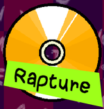 An orange disc named "Rapture"